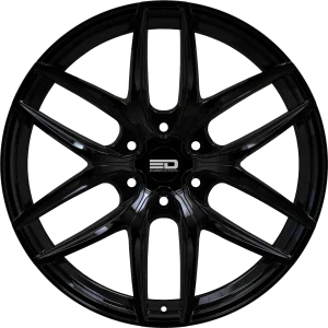 Euro Design – Forza 6 – Black – 20″x9″ 30mm – All weather Wheels – F2096393595GB